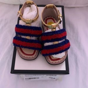 Toddler terry cloth sandal